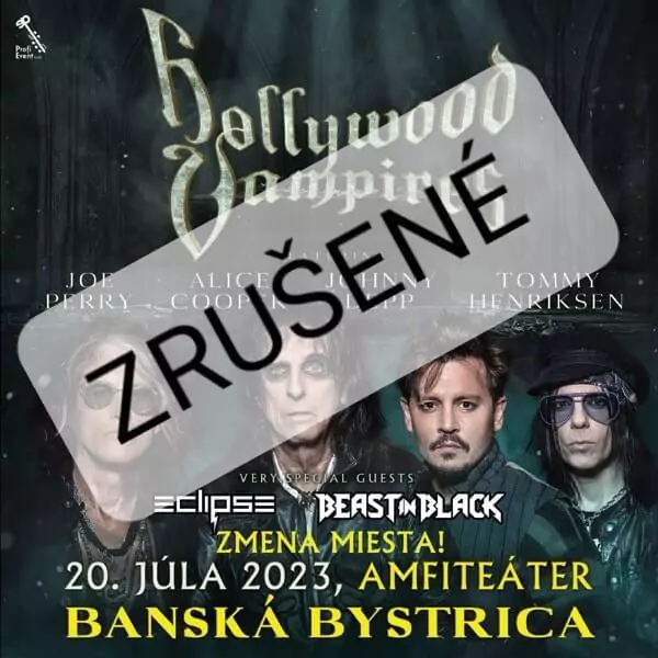 hollywood vampires koncert slovensko2023