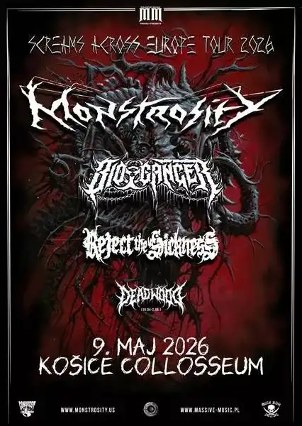 monstrosity bio cancer kosice koncert 2026