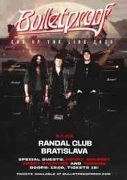 bulletproof friday whiskey koncert bratislava 2026