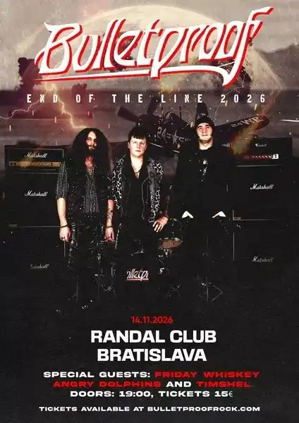 bulletproof friday whiskey koncert bratislava 2026