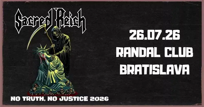 sacred reich koncert bratislava 2026