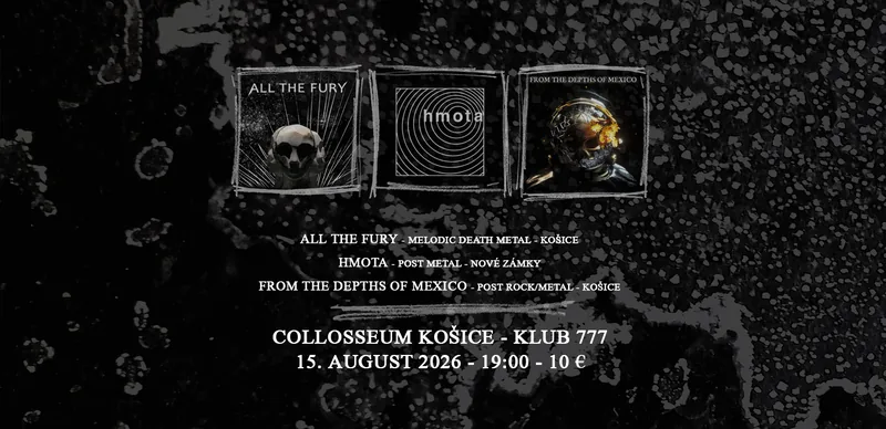 All The Fury koncert kosice 2026