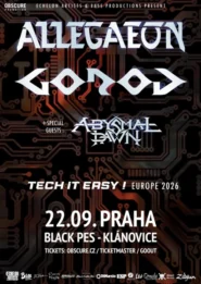 Allegaeon + Gorod + Abysmal Dawn – Black Pes Praha 2026