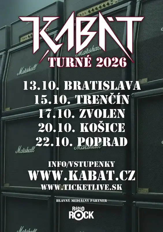 kabat koncerty slovensko 2026