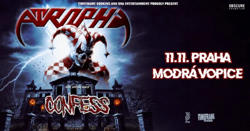 Atrophy MusicClub Modrá Vopice koncert 2026